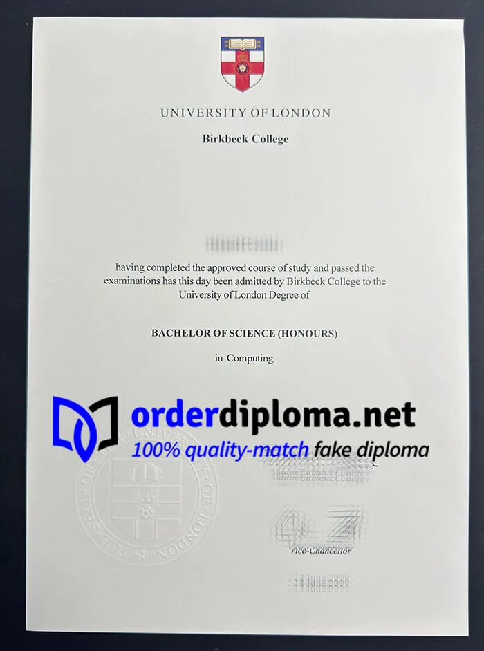 Birkbeck, University of London diploma. order BUL degree.