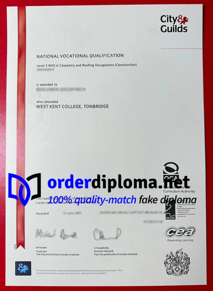 Where to order City and Guilds Level 3 diploma?