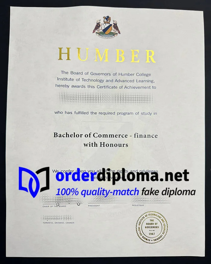 Where to buy Humber College diploma? get Humber College degree online.