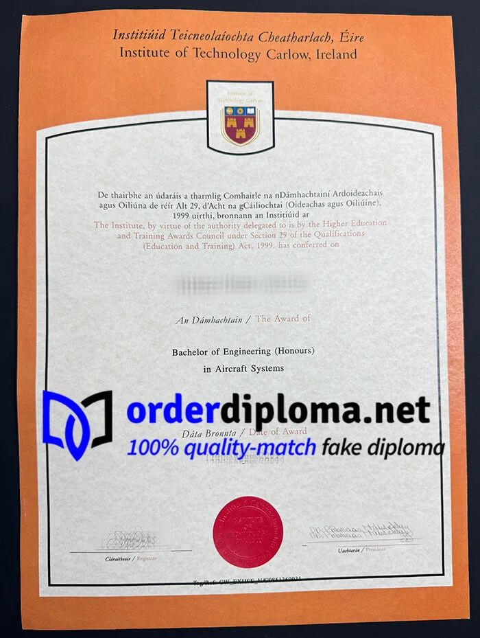 IT Carlow diploma, where to get IT Carlow fake degree?