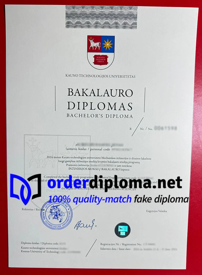 Buy Kaunas University of Technology diploma online, get KUT degree.