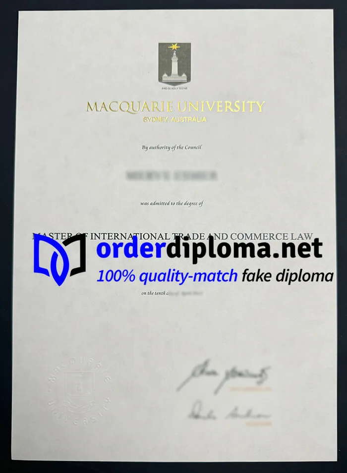 Where to buy Macquarie University diploma? buy fake degree online