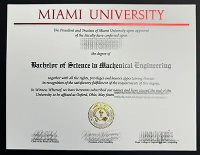 Buy Miami University bachelor's degree? where to order Miami University diploma?