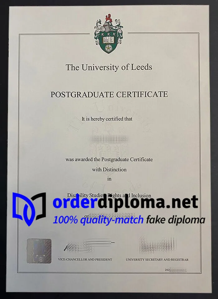 Buy University of Leeds diploma, get University of Leeds degree