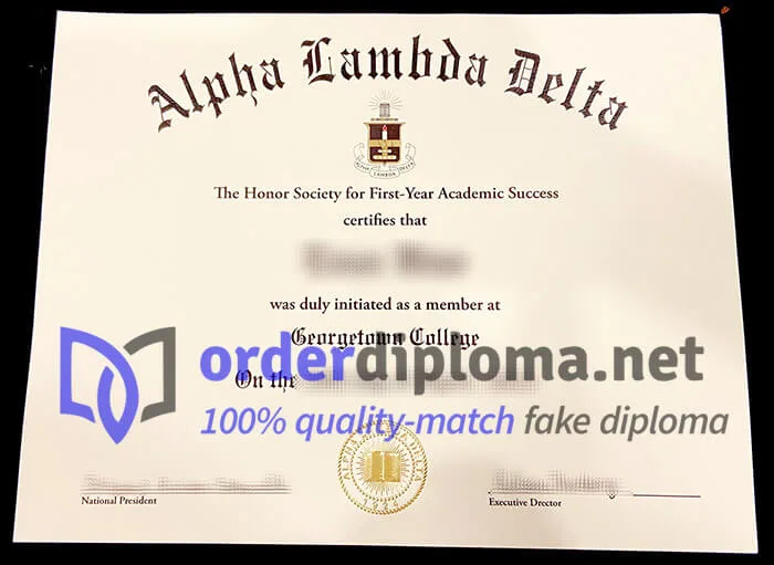 How to get Alpha Lambda Delta diploma?