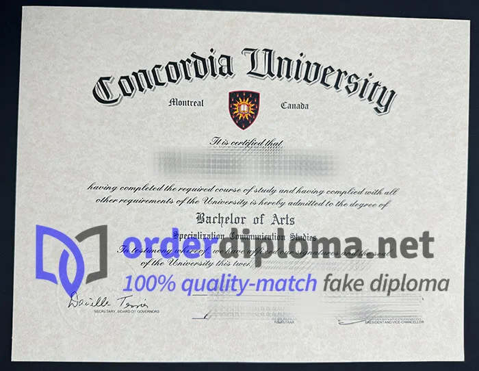 Buy Concordia University diploma, get Concordia University degree.