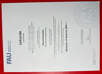 get FAU Erlangen-Nürnberg urkunde, buy fake diploma.