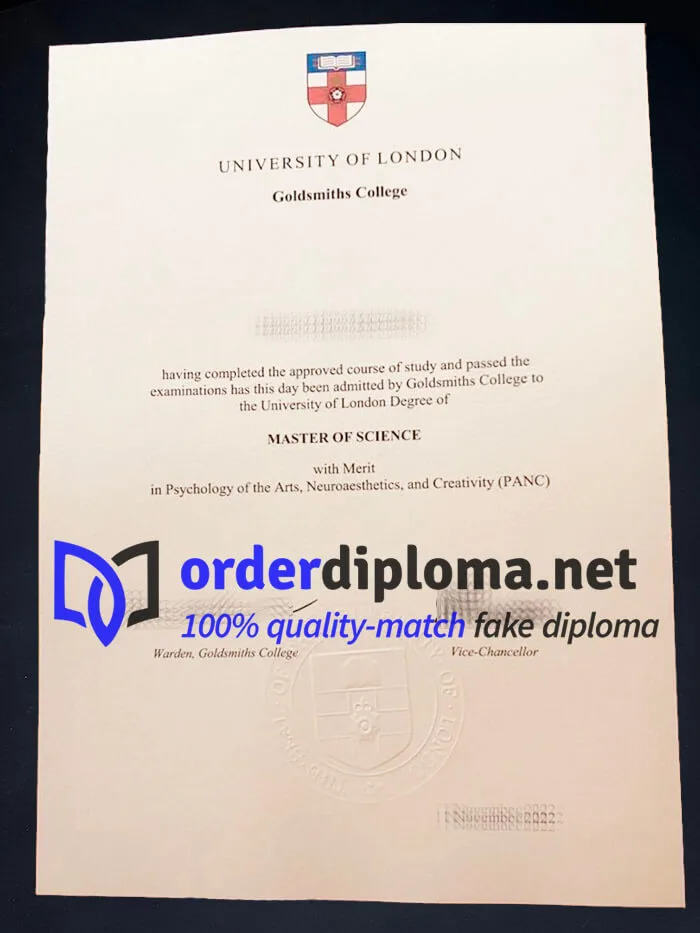 Buy Goldsmiths College diploma online, get Goldsmiths College degree.