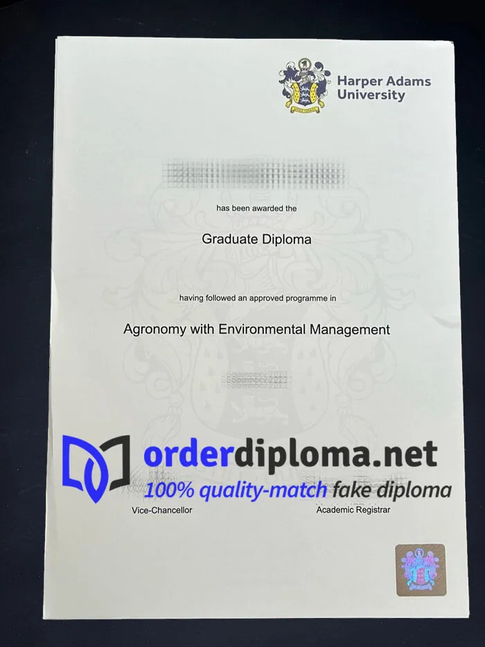 Where to order Harper Adams University diploma? Buy HAU degree online.