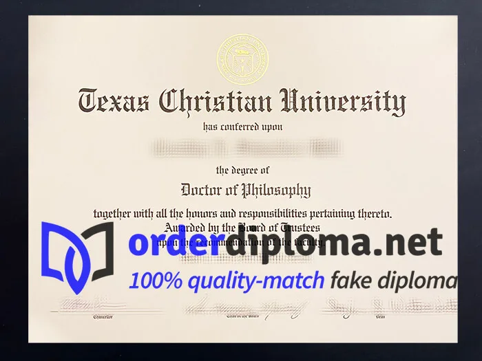 Buy Texas Christian University degree, get Texas Christian University certificate.