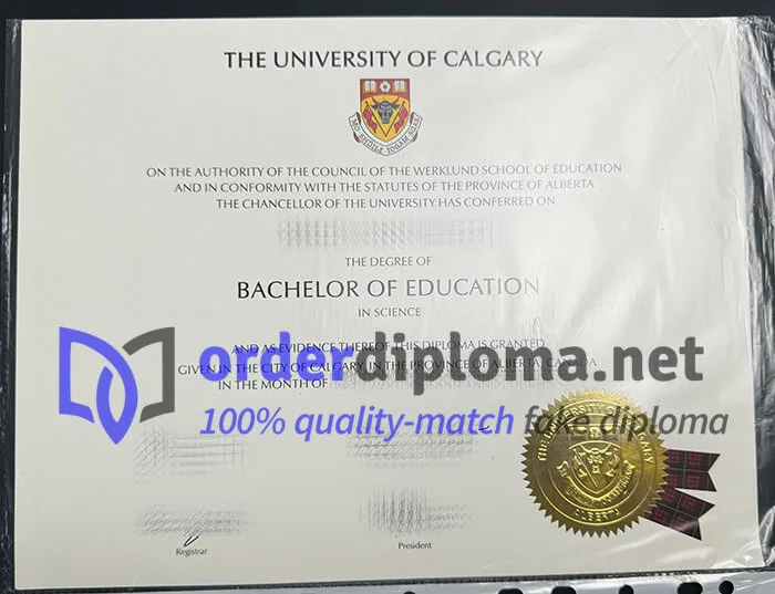 Buy University of Calgary diploma online.