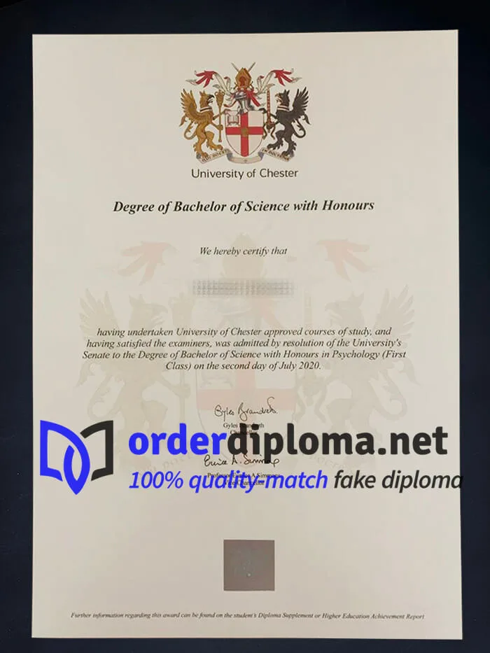 Buy University of Chester diploma, get University of Chester degree online