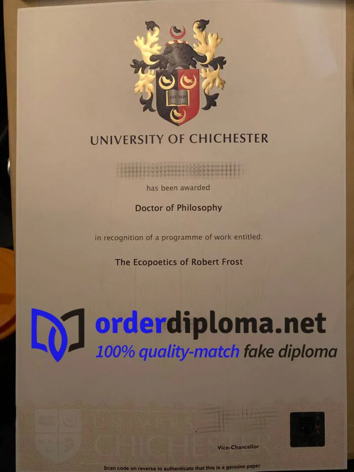 Buy University of Chichester diploma, get University of Chichester degree.