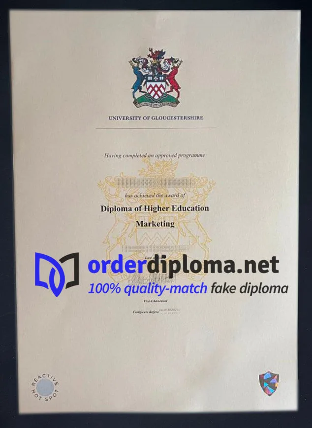 University of Gloucestershire degree, buy University of Gloucestershire certificate online.