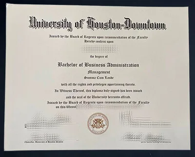 Can I order UHD fake diploma? University of Houston Downtown degree.