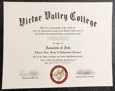 Get Your Victor Valley College Fake Degree Now!