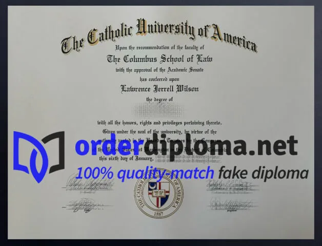 Catholic University of America degree. get CUA fake diploma.