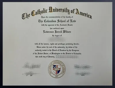 Catholic University of America degree. get CUA fake diploma.