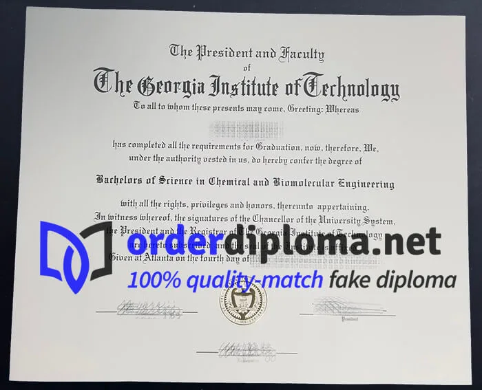 How to order Georgia Institute of Technology diploma?