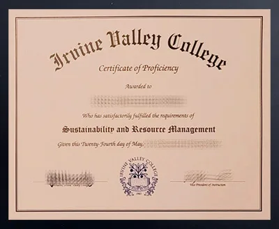 Professional Irvine Valley College Fake Diploma for Sale