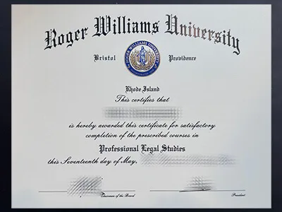 Roger Williams University diploma. get Roger Williams University degree online.