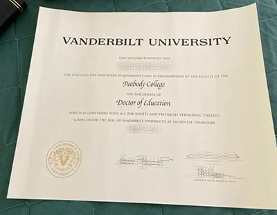 Affordable Vanderbilt University Fake Diploma Online