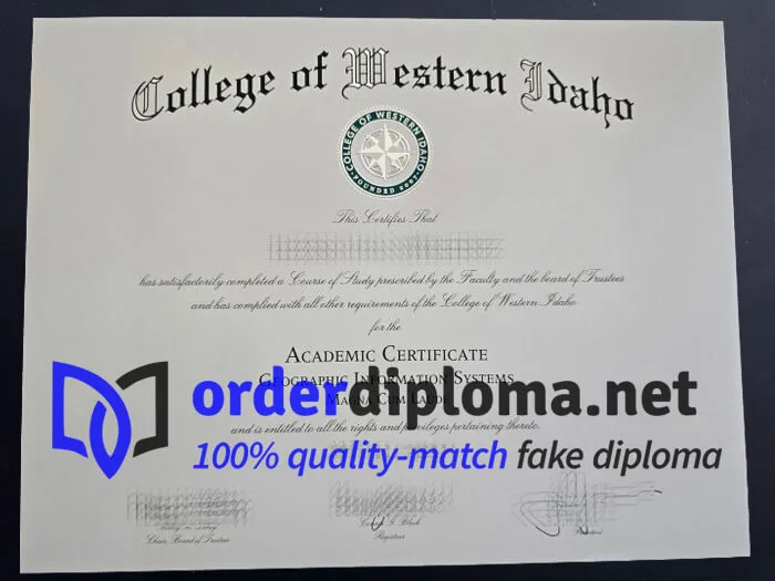 How to order College of Western Idaho diploma? get CWI degree online.